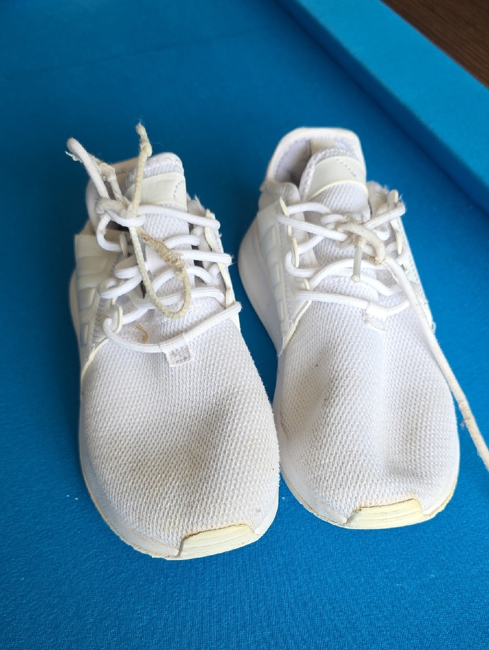 adidas White Knit Kids' Sneakers